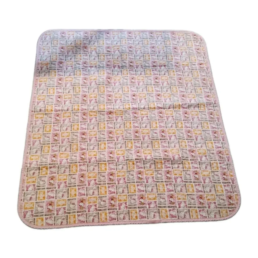 Hello Kitty Lap Blanket Coverlet Crib Blanket Pinks Purples 41